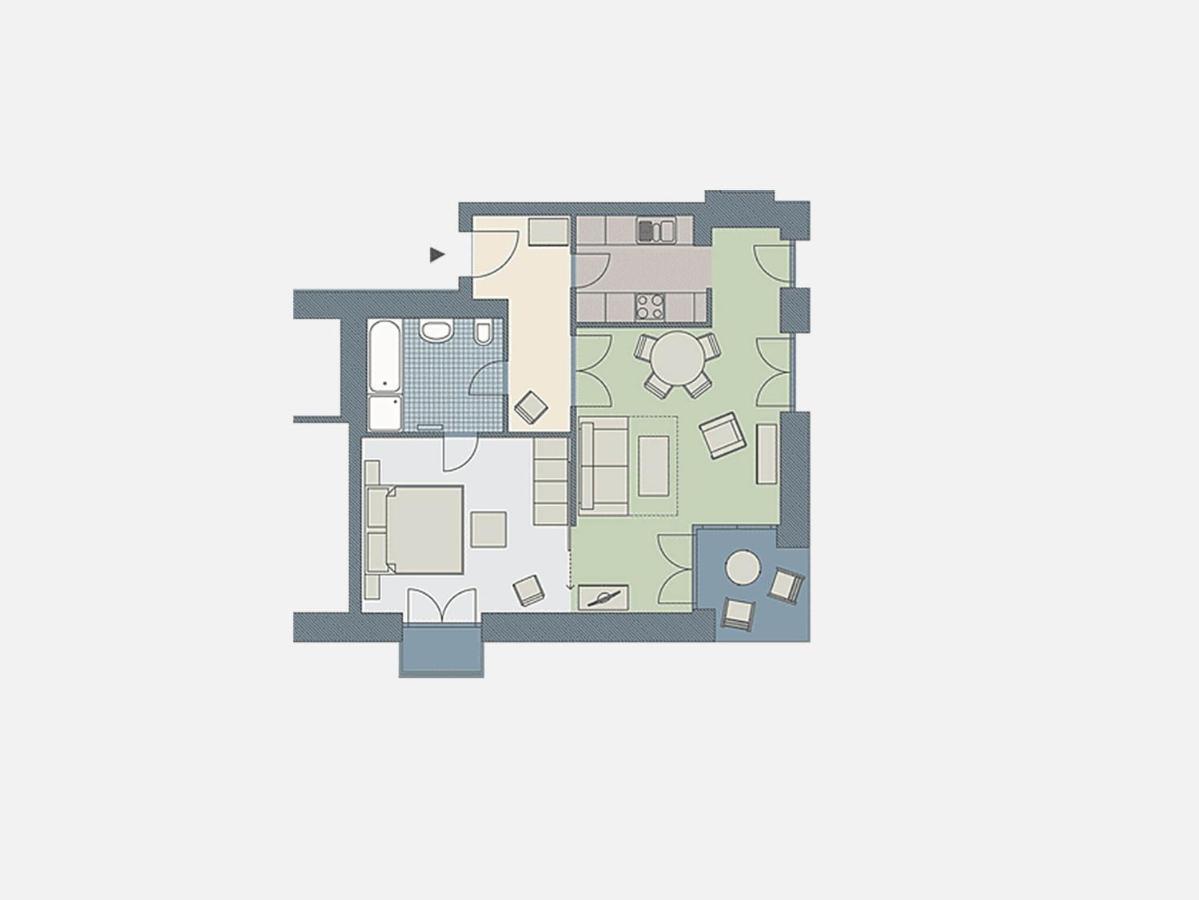 Kaiservillen Heringsdorf - Ferienwohnung Mit 1 Schlafzimmer Und Terrasse D201 Exterior foto